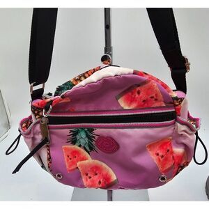 Juicy Couture Watermelon & Pineapple Print Crossbody Bag